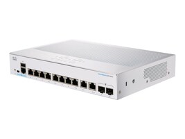 Cisco CBS350-8P-2G-NA Main Image from Right-angle