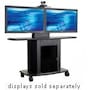 Avteq 42 Tall Cart for Dual 55 Displays, GMP-300L-TT2, 12372442, Computer Carts