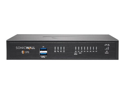 SonicWALL TZ370 Secure Upgrade Advanced Edition 3YR (Includes 1YR CSE), 03-SSC-3004                   , 41855136, Network Firewall/VPN - Hardware
