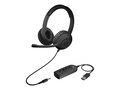 Cyber Acoustics 3.5mm Headset w  USB, AC-5812, 41263850, Headsets (w/ microphone)