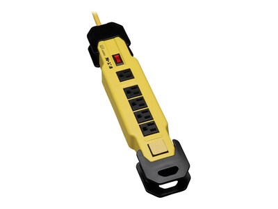 Tripp Lite Power It Safety Power Strip (6) Outlet GFCI Plug OSHA Yellow 9ft. Cord, TLM609GF, 8033376, Power Strips Tripp Lite Power It Safety Power Strip (6) Outlet GFCI Plug OSHA Yellow 9ft. Cord, TLM609GF, 8033376, Power Strips