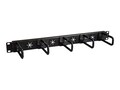 StarTech.com 1U 19 Cable Management Organizer - D Ring Hook Horizontal Server Rack Cord Wire Panel, CABLMANAGERH, 34307705, Rack Cable Management