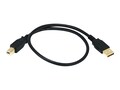 Monoprice USB 2.0 Type A to USB Type B M M 28 24AWG Gold Plated Cable, 1.5ft, 5436                          , 41825324, Cables