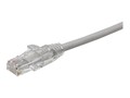 Axiom CAT6 UTP 550mhz Snagless Booted Patch Cable, White, 1ft, TAA, AXG99700, 41213724, Cables