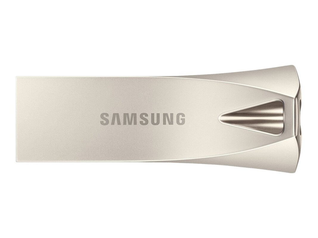 MUF-64BE3/AM - Samsung 64GB BAR Plus 3.1 Flash Champagne Silver - MacConnection