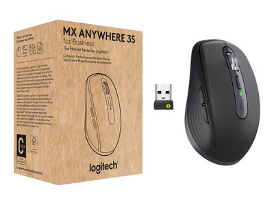 Logitech Logitech MX Anywhere 3S for Business (Graphite) - Brown Box, 910-006956, 41629905, Mice & Cursor Control Devices