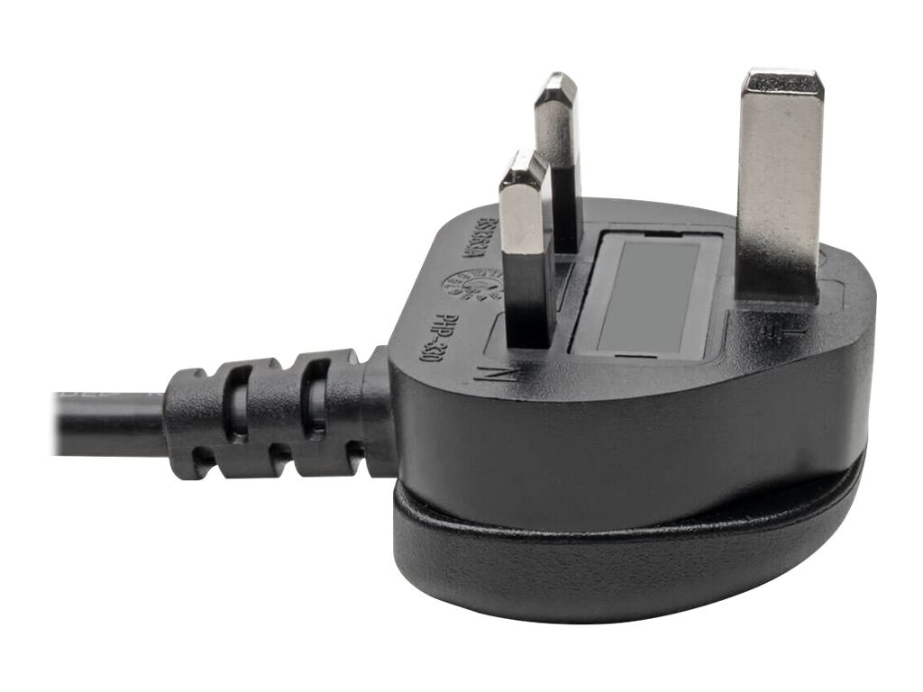 TRIPP LITE P056-006-10A Standard Computer Power Cord IEC-320-C13 to BS-1363 UK Plug 10A