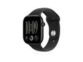 Apple Watch Series 12, 46mm, GPS + Cellular, Black Aluminum Case with Black Sport Band - S M, MJG84LS/A, 42195766, Wearable Technology - Apple Watch Series 6-7