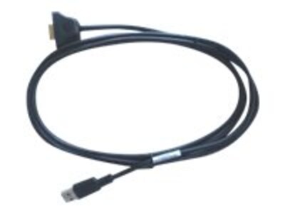 Zebra USB Data Transfer Cable with 9-Pin Female Straight Scanner Connector, 6ft, CBL-58926-04, 18158990, Cables
