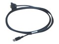Zebra USB Data Transfer Cable with 9-Pin Female Straight Scanner Connector, 6ft, CBL-58926-04, 18158990, Cables