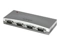 StarTech.com 4 Port USB to Serial DB9 RS232 Adapter Hub, ICUSB2324, 8831802, USB & Firewire Hubs