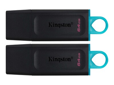 Kingston 64GB DataTraveler Exodia USB 3.2 Gen 1 Flash Drive, 2-Pack, DTX/64GB-2P, 41370152, Flash Drives Kingston 64GB DataTraveler Exodia USB 3.2 Gen 1 Flash Drive, 2-Pack, DTX/64GB-2P, 41370152, Flash Drives