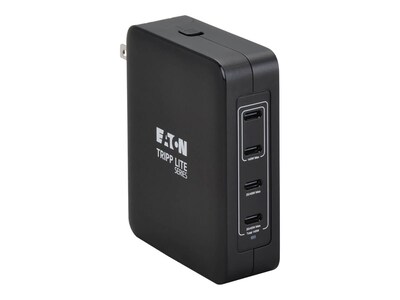 Tripp Lite 4-Port 145W USB-C PD 3.1 Fast Charging GaN Charger - Black, U280-W04-145C4G               , 42125418, Battery Chargers
