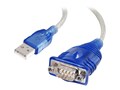 C2G USB Type A to DB9 RS-232 Serial M M Adapter Cable, 1.5ft, 26886, 290251, Cables C2G USB Type A to DB9 RS-232 Serial M M Adapter Cable, 1.5ft, 26886, 290251, Cables