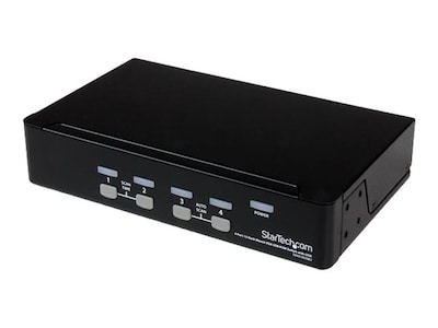 StarTech.com VGA KVM Switch -  4 Port 1U - Rackmountable USB with OSD, SV431DUSBU, 10996235, KVM Switches StarTech.com VGA KVM Switch -  4 Port 1U - Rackmountable USB with OSD, SV431DUSBU, 10996235, KVM Switches