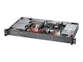 Supermicro Chassis, SuperChassis 504 Mini 1U RM 2xBays 200W PSU, Black, CSE-504-203B, 16301131, Cases - Systems/Servers