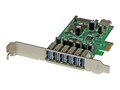 StarTech.com 7-port PCI Express USB 3.0 Card - Standard and Low-Profile Design, PEXUSB3S7, 18843591, Controller Cards & I/O Boards