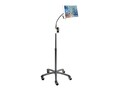 CTA Digital Heavy-Duty Gooseneck Floor Stand for 7-13 Tablets, PAD-HFS, 34104764, Stands & Mounts - Digital Signage & TVs