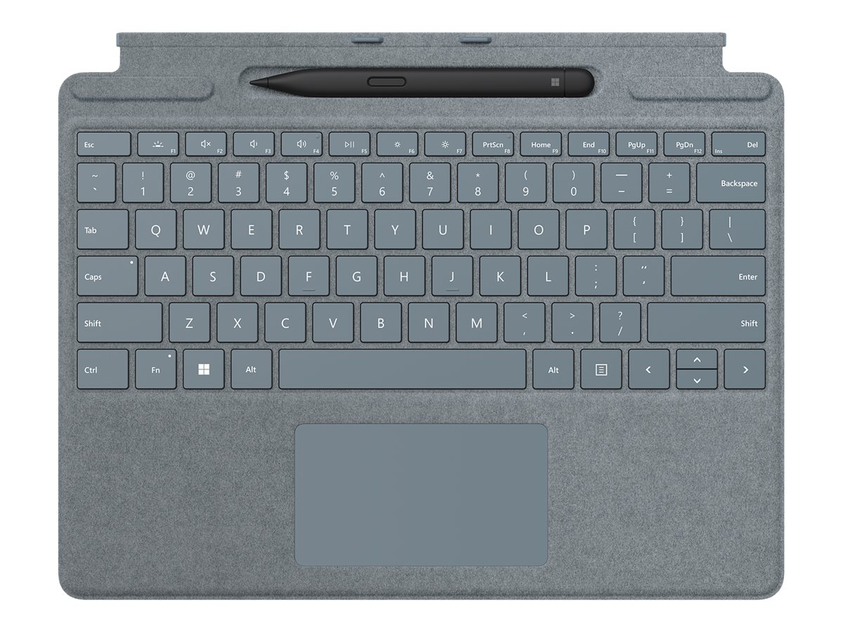 surface pro 7 keyboard ice blue