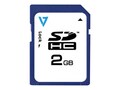 V7 2GB Secure Digital Card, VASD2GR-1N, 13165082, Memory - Flash