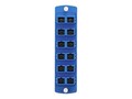 Leviton Opt-X Fiber Optic Adapter Plate, SM, Duplex, 12-Fiber, SC, 5F100-2LC, 33913041, Premise Wiring Equipment Leviton Opt-X Fiber Optic Adapter Plate, SM, Duplex, 12-Fiber, SC, 5F100-2LC, 33913041, Premise Wiring Equipment