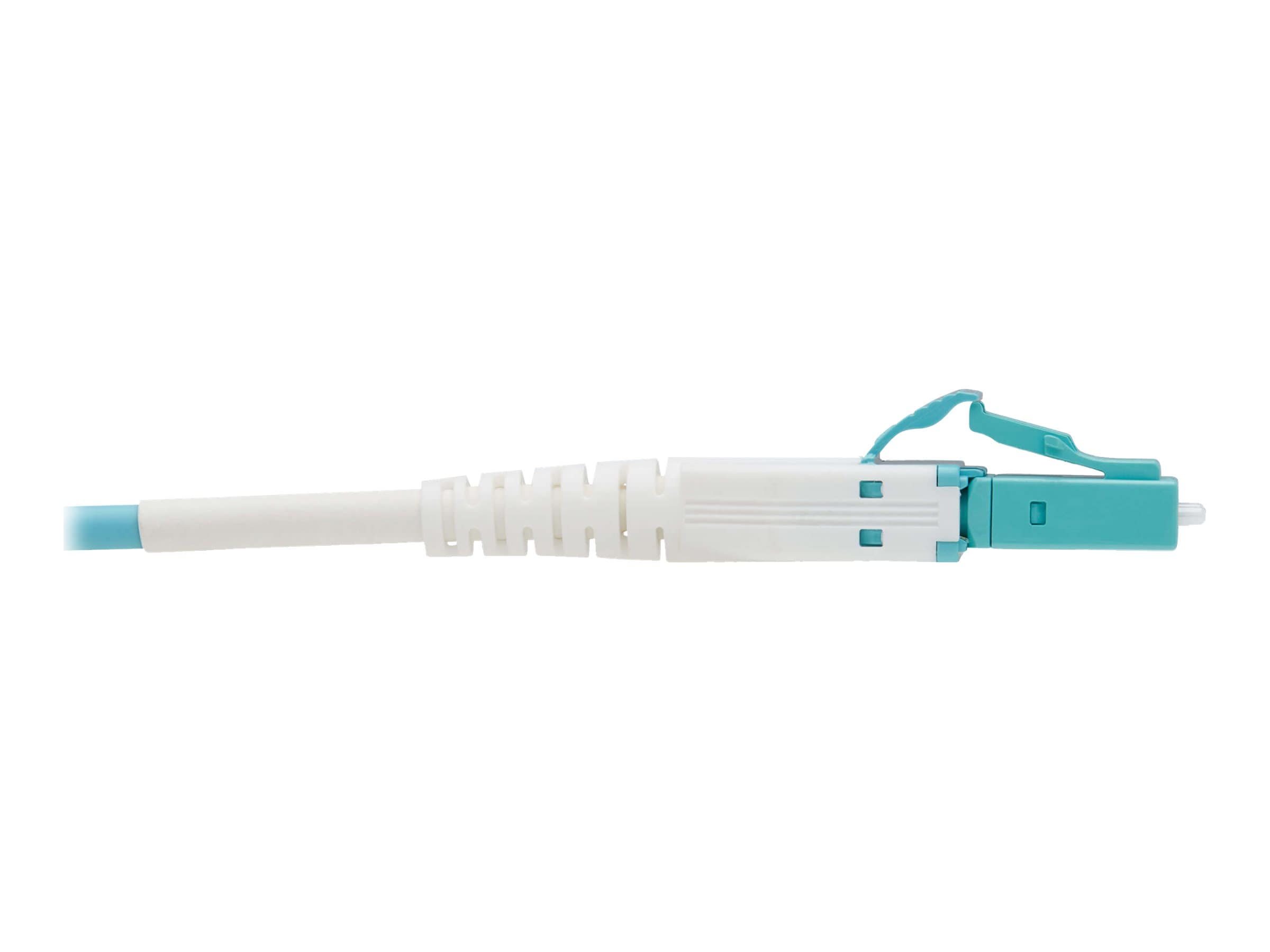 Tripp Lite 100G Duplex Multimode 50/125 OM4 Armored Fiber Optic Cable (LC/LC Duplex M/M), LSZH, Aqua, 100 m - Thumbnail 2