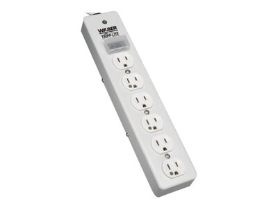 Tripp Lite Hospital-Grade Surge Suppressor 15-Amp, 15ft Cord, (6)Outlets, 1050 Joules , SPS-615-HG, 415953, Surge Suppressors