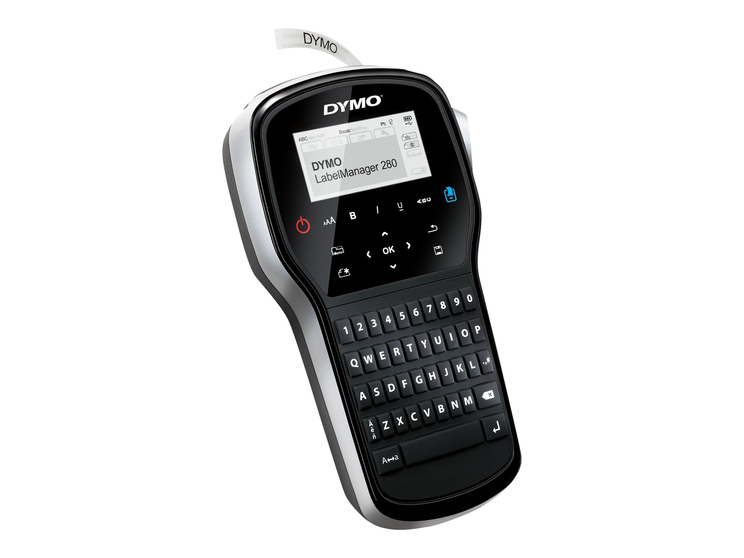 DYMO LabelManager 280 1815990 180 dpi Rechargeable Handheld Label Maker 