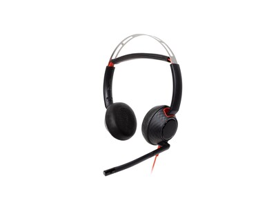 HP Poly Blackwire 5220 Stereo USB-C Headset w  3.5mm Plug & USB-C A Adapter, 8X231AA, 41776019, Headsets (w/ microphone)