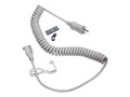 Ergotron Coiled AC Extension Cord, Beige, 8ft, 97-464, 8533573, Power Cords