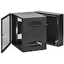 Hoffman ACCESSPLUS II Double-Hinge, Type 1 Wall-mount Cabinet, Windowed Front Door, 24x24x25, Black, EWMW242425, 16229977, Racks & Cabinets