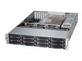 Supermicro Chassis, SuperChassis 826BE2C 2U RM  E-ATX (2x)Intel AMD Family 12x3.5 HS Bays 7xLP PCIe 2x920W, CSE-826BE2C-R920LPB, 17993395, Servers