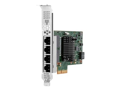 HPE Refurb. 4-port I350-T4 PCIe 2.0 x4 GbE Network Adapter, P21106-B21                    , 41916810, Network Adapters & NICs