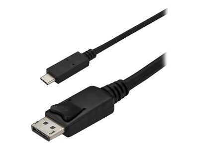 4Xem USB Type C to DisplayPort M M 4K Cable, Black, 6ft, 4XUSBCDISPCBL6, 36382338, Cables