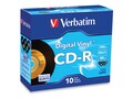 Verbatim 52x 700MB 80min. Digital Vinyl Cd-R media (10-pack Jewel Cases), 94439, 7197029, CD Media