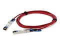 AddOn Cisco Compatible 1000Base-CU SFP+ to SFP+ Passive Twinax Direct Attach Cable, Red, 1m, TAA, SFP-1GB-PDAC1M-RD-C-AO        , 41804624, Cables