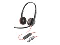 HP Poly Blackwire 3320 Stereo Microsoft Teams Certified USB-C Headset w  USB-C A Adapter  , 8X220AA, 41756968, Headsets (w/ microphone)
