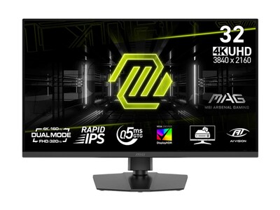MSI 31.5 MAG 322URDF E16 4K Ultra HD LED-LCD Monitor, MAG322URDFE16                 , 42038083, Monitors - Large Format - Touchscreen