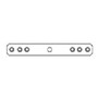 Lantronix DIN Rail Mount Bracket for All Transition Standalone Converters, WMBD, 5058228, Rack Mount Accessories