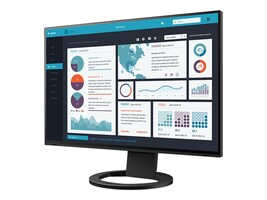 EIZO EV2495FX-BK                    Main Image from Right-angle