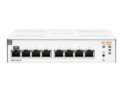 HPE Networking Instant On 1830 8-port Gigabit Switch, JL810A#ABA, 41372110, Network Switches