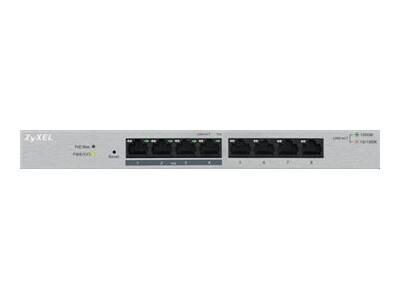 Zyxel GS1200-8HP PoE Managed Switch 4xGbE 4xGbE PoE, GS1200-8HP, 32907184, Network Switches