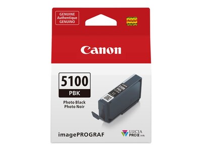 Canon PFI-5100 PBK, PHOTO BLACK INK, 6952C002                      , 41916166, Ink Cartridges & Ink Refill Kits - OEM