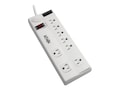 Tripp Lite TAA Compliant Protect It! Surge (8) Outlet (6 Transformers) 8ft Cord 2160 Joules, TLP808TELTAA, 10801725, Surge Suppressors