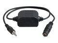 C2G Stereo Audio Isolation Transformer, 3.5mm (M-F), Black, 4in, 40000, 13364621, Adapters & Port Converters