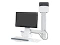 Ergotron StyleView Sit-Stand Combo System, White, 45-271-216, 29834527, Wall Stations