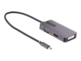 StarTech.com 118-USBC-HDMI-VGADVI Main Image from Right-angle