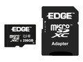 Edge 256GB Micro SDXC Card with SD Adapter, Class 10, PE253585, 34502041, Memory - Flash