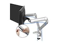 Siig MTPRO Desk Mount Dual Gas Spring Monitor Arm for Displays up to 32 or 19.8 lbs, CE-MT3X11-S1, 41779958, Stands & Mounts - Desktop Monitors Siig MTPRO Desk Mount Dual Gas Spring Monitor Arm for Displays up to 32 or 19.8 lbs, CE-MT3X11-S1, 41779958, Stands & Mounts - Desktop Monitors