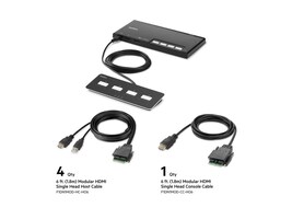 Belkin F1DN104MOD-HH-4 Main Image from Right-angle